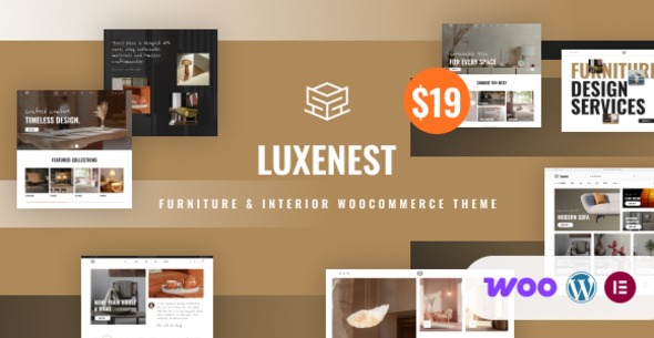 LuxeNest 1.0.0 – Furniture & Interior WooCommerce WordPress Theme