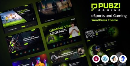 Pubzi - eSports and Gaming WordPress Theme