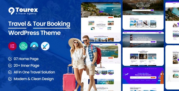 Tourex 1.0.2 – Tour & Travel Booking WordPress Theme