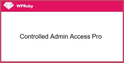 WPRuby Controlled Admin Access Pro