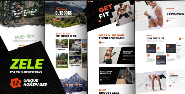 Zele 1.1.4 – Fitness & Sports WordPress Theme