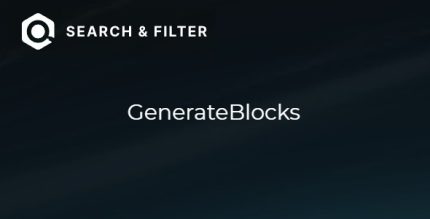 Search & Filter GenerateBlocks Extension