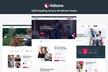 Aidzone - NDIS Disability Service WordPress Theme