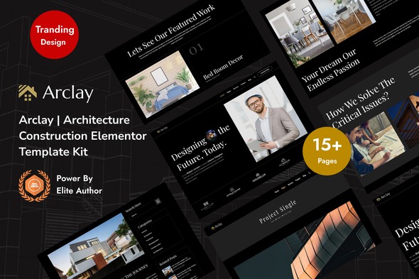 Arclay  – Architecture Elementor Template Kit