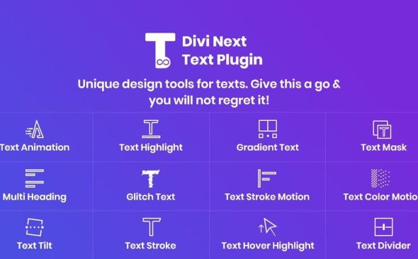 Divi Next Text 2.3