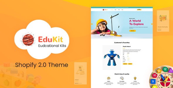 Edukit  – Educational Toys Store Shopify Theme