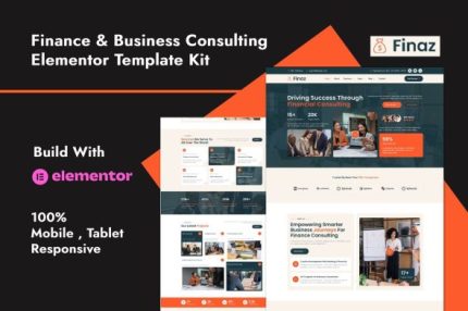Finaz - Finance & Business Consulting Elementor Template Kit