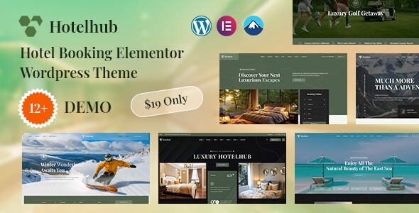 Hotelhub 1.0.1 – Luxury & Resort Booking WordPress Theme