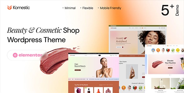 Komestic 1.0.1 – Beauty & Cosmetics Shop WordPress Theme