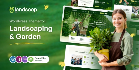 Landscop 1.0.1 – Landscaping & Gardening WordPress Theme