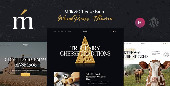 Milatte 1.0.1 – Milk & Dairy Farm WordPress Theme