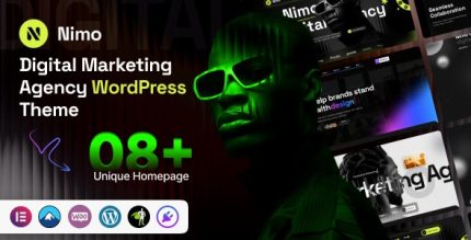 Nimo - Digital Marketing Agency WordPress Theme