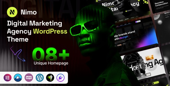 Nimo 1.0.3 – Digital Marketing Agency WordPress Theme