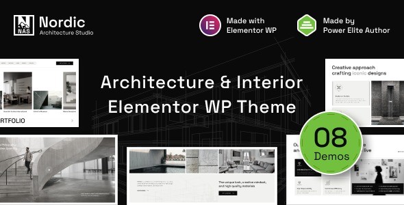 Nordic 10.0.1 – Architecture & Interior Design WordPress Theme