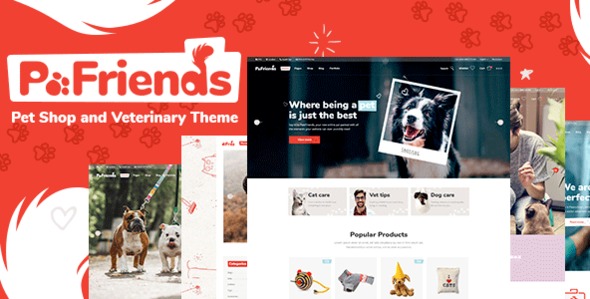 PawFriends 1.5 – Pet Shop and Veterinary WordPress Theme