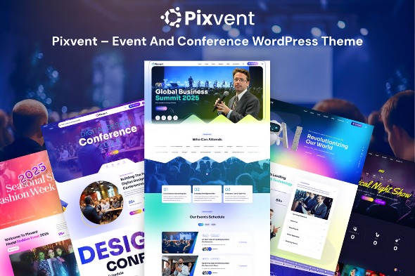 Pixvent 1.1 – Event and Conference WordPress Theme