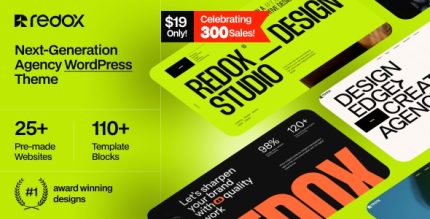 Redox - Creative Agency Portfolio WordPress Theme