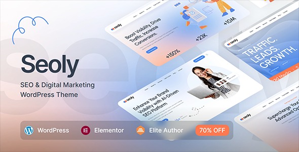 Seoly 1.0.5 – SEO & Digital Marketing WordPress Theme