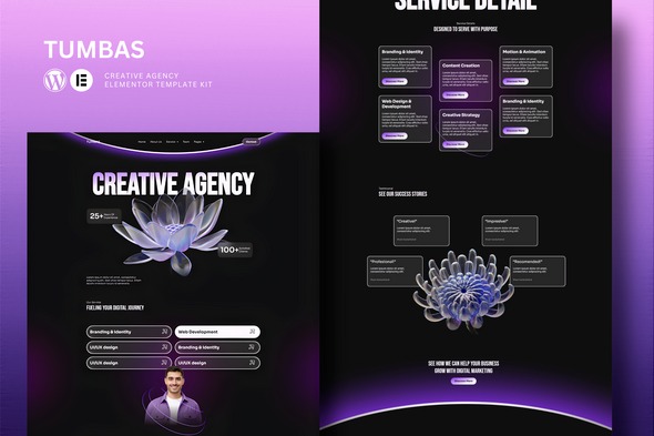 Tumbas  – Creative Agency Elementor Template Kit