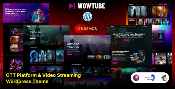 WowTube 1.0.0 – OTT Platform & Video Streaming WordPress Theme