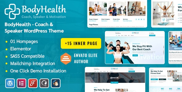 BodyHealth 1.2 – Fitness & Workout WordPress Theme