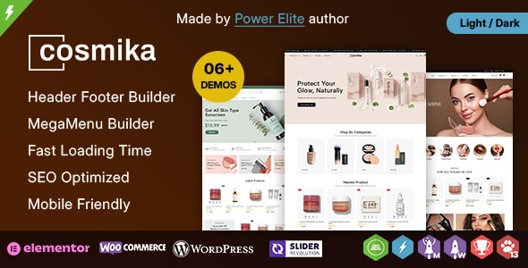 Cosmika 1.5.9 – Beauty Cosmetics & Makeup SkinCare WooCommerce WordPress Theme