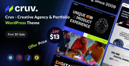 Cruv - Creative Agency & Portfolio WordPress Theme