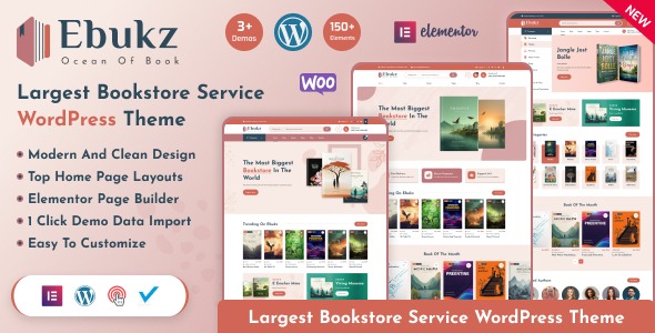 Ebukz 1.0.0 – eBook & eReading Shop WordPress Theme