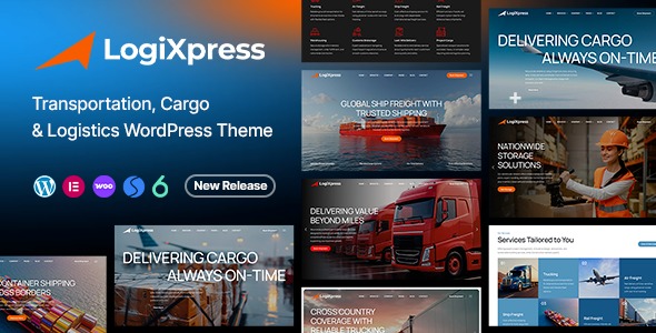 LogiXpress 1.0.4 – Transportation, Cargo & Logistics WordPress Theme