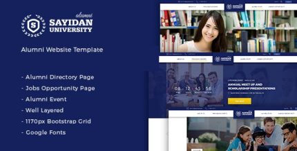 Sayidan - University Alumni WP theme
