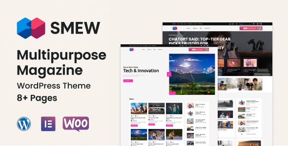 Smew 1.0.1 – Multipurpose Magazine WordPress Theme