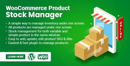 WooCommerce Product Stock Manager - Bulk Inventory & Quantity Editor
