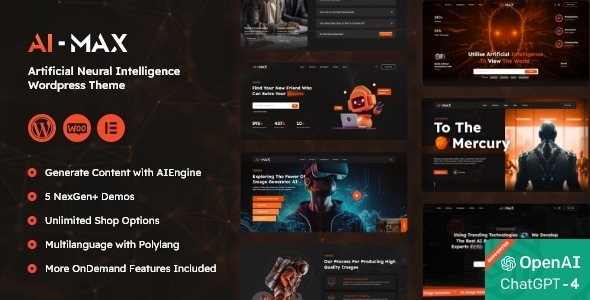 AIMAX 1.1.3 – AI Agency WordPress Theme