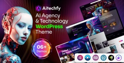 Aitechfy - AI Agency & Technology WordPress Theme