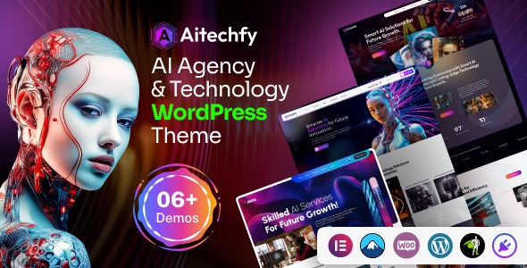 Aitechfy 1.0.0 – AI Agency & Technology WordPress Theme