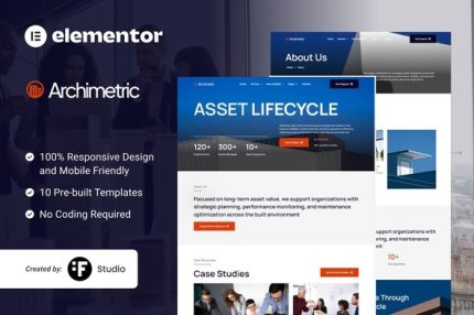 Archimetric - Asset Management Elementor Kit