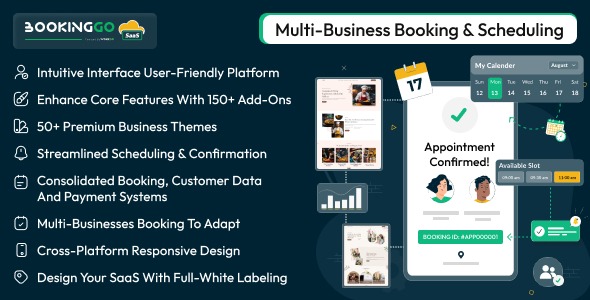 BookingGo SaaS 5.7 – Multi Business Appointment Booking and Scheduling