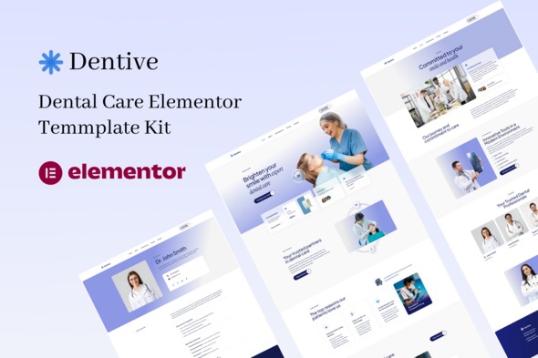 Dentive  – Dental Care Elementor Template Kit