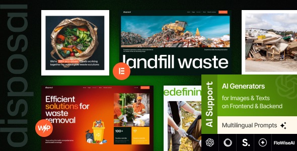 Disposal 1.0 – Waste Removal & Recycling WordPress Theme