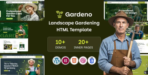 Gardeno 1.0.2 – Gardening and Landscaping WordPress Theme