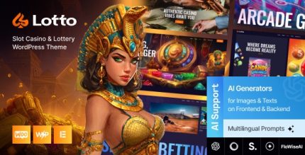 Lotto - Slot Casino & Lottery WordPress Theme
