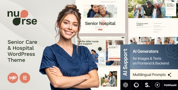 Nurse 1.0 – Senior Care & Hospital WordPress Theme