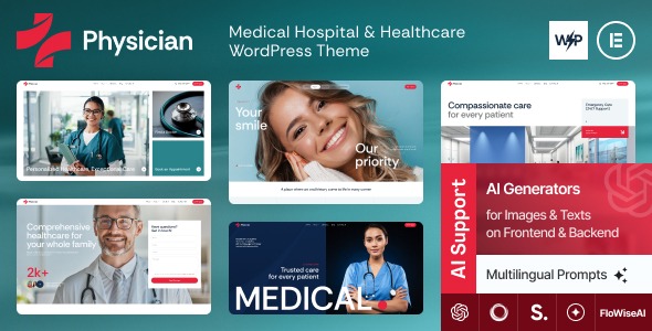 Physician 1.0.0 – Medical Hospital & Healthcare WordPress Theme