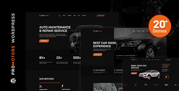 ProMotors 1.0.5 – Car Service and Detailing WordPress Theme