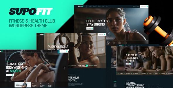 Supofit 1.0.0 – Fitness & Health Club WordPress Theme
