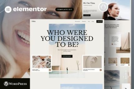 Tina - Human Design Coach Elementor Pro Template Kit