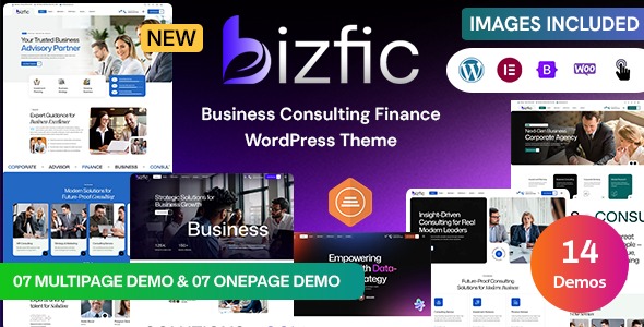 Bizfic 1.7 – Business Consulting & Financial Advisors Modern WordPress Theme