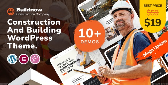 Buildnow 1.0.2 – Construction & Building WordPress Theme