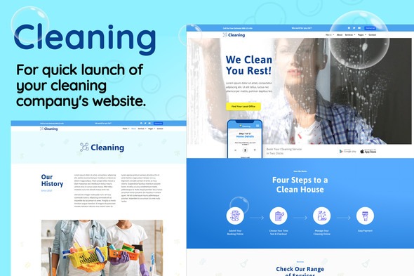 Cleaning  – Small Business Template Kit