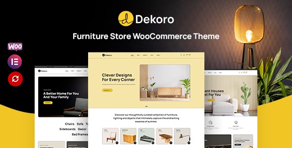 Dekoro 1.1.6 – Furniture Store WooCommerce Theme